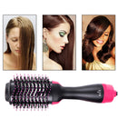 Seu salão em casa: escova de cabelo 4 em 1 com ar quente e aquecimento rápido.