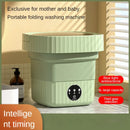 Mini lavadora portátil dobrável.