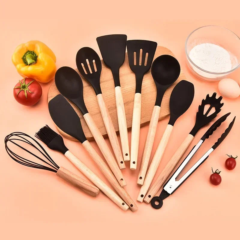 🥄✨ Conjunto Premium de Utensílios de Cozinha – 12 peças