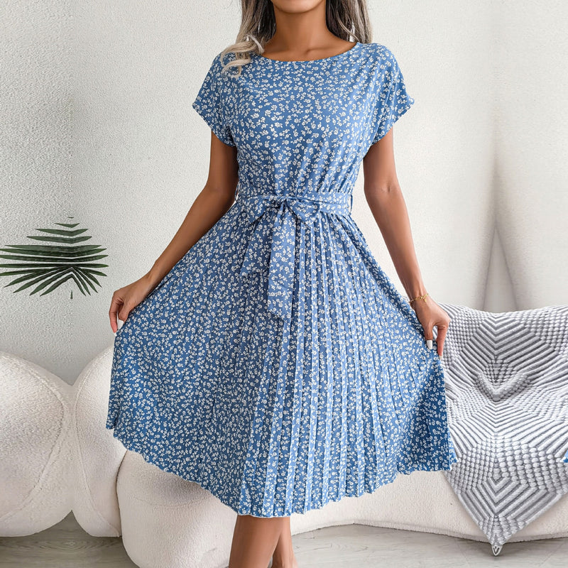 Vestido Mídi em Chiffon