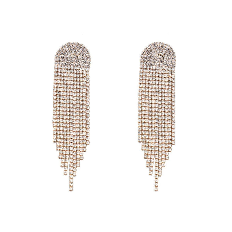 Brinco Strass Elegancie - Zaraty